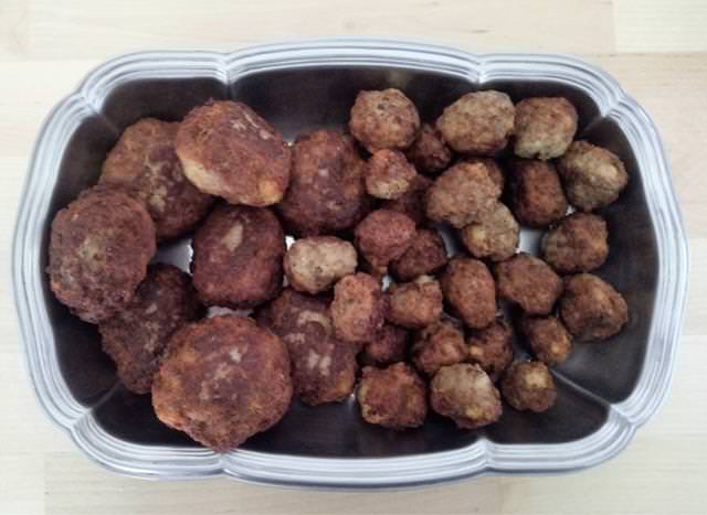 Polpette fritte o polpetta fritta