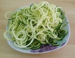 spaghetti di verdure