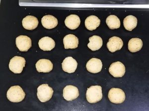 palline di pasta di pane